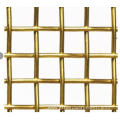 Plain braided brass mesh